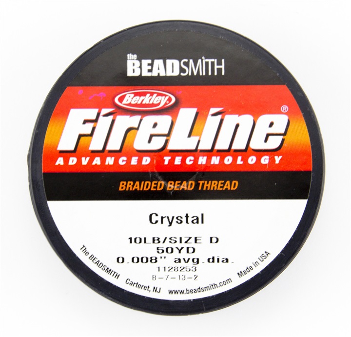 Crystal FireLine Bead Thread 10LB Test - 50 Yard Spool 
