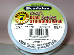 100 Feet - Beadalon 7 Strand Wire .024 inch Bright