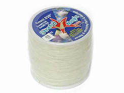 100 Meters - 1mm Round Stretch Magic Elastic Cord  CLEAR