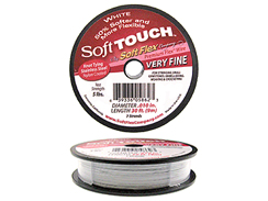 30 Feet - Soft Touch .010 inch 7 Strand Wire  White