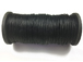 25 meters - Black 1mm Round Indian Leather Cord