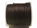 25 meters - Dark Brown 1mm Round Indian Leather Cord