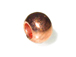 3.75mm Round Large Hole (2mm) Bright Copper Bead