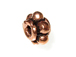 4.25x6.5mm Granulated Antiqued Copper Rondelle