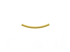 Gold Filled 2x25mm Curved Tubes Bulk Pack of 200