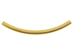 Gold Filled 5x69mm Long  Design Curved Tubes