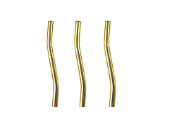 Gold Filled 1.5x20mm "S" Curved Tubes
