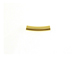 Gold Filled 5x23mm Short  Plain Curved Tubes