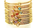 14K Gold-Filled Birthstone Stacking Rings