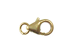 14K Gold-Filled 11x6.5mm Lobster Claw Trigger Clasp with Jump Ring