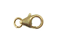 14K Gold-Filled 13x7mm Lobster Claw Trigger Clasp with Jump Ring