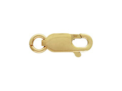 14K Gold-Filled 12x4.5mm Lobster Claw Clasp with Jump Ring