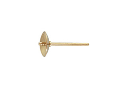14K Gold-Filled 6mm Pearl Cup Earring Post
