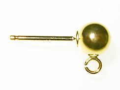 14K Gold-Filled 5mm Ball Post Earring