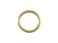 25 - 6mm 22 Guage Closed 14K Gold-Filled Jump Rings