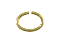 3x5mm Oval Open 22 Gauge 14K Gold-Filled Jump Rings