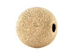 14K Gold Filled  10mm Round Stardust Beads, 2mm Hole