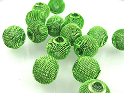 14mm PAParazzi Mesh Beads - Green