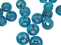 14mm PAParazzi Mesh Beads - Turquoise