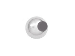 25  5mm Round Plain Seamless Sterling Silver Beads with 2+mm Hole