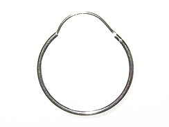 Sterling Silver 20mm Hoop Earring