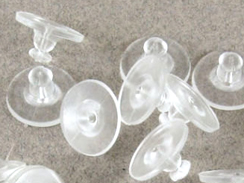 Clear Plastic COMFORT CLUTCH Earring Backs, 100 Count 