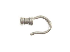 1mm Sterling Silver Crimp Hook