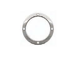 Sterling Silver Flat Open Circle Connector With 4 Holes