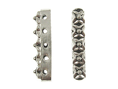 Sterling Silver Fancy 5-Hole Spacer Bar