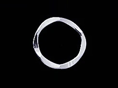 11mm Round Sterling Silver Hammered Jump Ring 