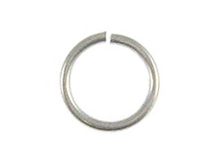 18 Gauge 8mm Round Sterling Silver Open Jump Ring