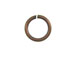 Round Antique Copper Plated Brass Open Jump Ring 