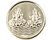 Lakshmi Ganesh Coin 5Gm Pure 999 Silver Coin hallmarked 999 Silver Coin Hindu Religous Coin 25mm/1" Shubh Labh Coin