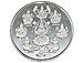 Ashta Laxmi Coin 10 Gm Pure 999 Silver Coin hallmarked 999 Silver Coin Hindu Religous Coin 32mm/1.25" Shubh Labh Coin