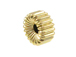  6x3mm 14K Gold Filled Corrugated Rondelle Beads