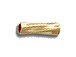 50 pcs 14K Gold Filled 4x1mm Liquid Gold Twist Tube Bead 