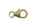 14K Gold-Filled 13x7mm Lobster Claw Trigger Clasp with Jump Rings, Bulk Pack of 50