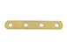 14K Gold-Filled 4-Hole Plain Spacer Bar for 4mm Beads