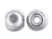10  Sterling Silver 8mm Smart or Stopper Beadss