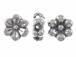 1  Sterling Silver 11.5x5.25mm 2-Sided Flower Beads