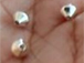 25  Sterling Silver 3mm Bicone Beads       **new**