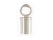 3mm Sterling Silver Tube Endcap (3mm ID)