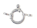 0mm Heavy Duty Spring Ring Clasp Sterling