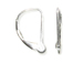 Sterling Silver Interchangable Leverback Earring Findings With Notch