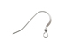 Sterling Silver French Hook Earwire with Ball, 15mm,  Bulk Pack of 1000pc 