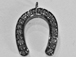 16 x 12 mm Diamond Horseshoe Pendant 