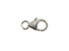 8.2mm Sterling Silver Teardrop Lobster Claw Clasp With Ring