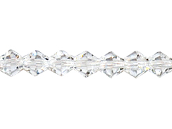 Crystal 3mm Bicone Bead - Thunder Polish Glass Crystal