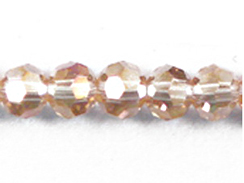 Citrine AB 6mm Round Bead - Thunder Polish Glass Crystal