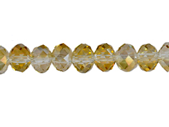Sparkling Champagne 2x3mm Roundel Bead - Thunder Polish Glass Crystal